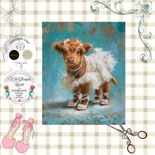 Papel De Seda Decoupage Highland Novia Ternera Lace Perlas