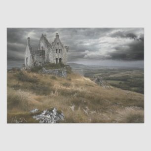 Papel De Seda Decoupage Historic Weathered Castle Ireland