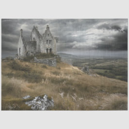 Papel De Seda Decoupage Historic Weathered Castle Ireland