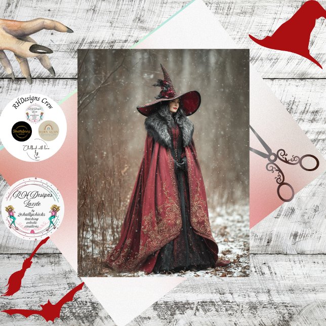 Papel De Seda Decoupage Irish Winter Witch of Light  (Subido por el creador)