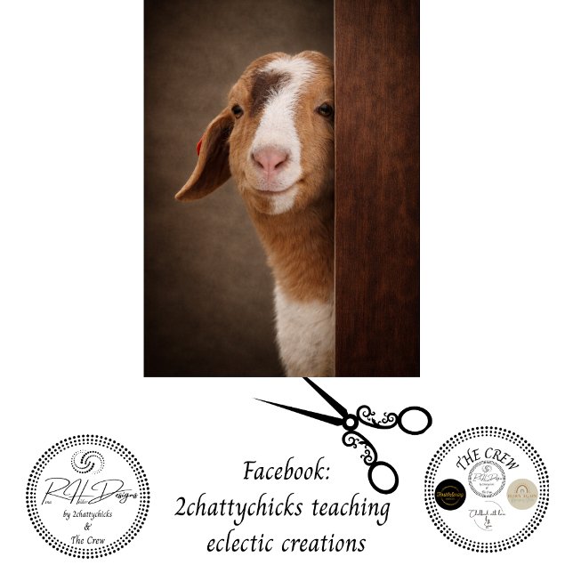 Papel De Seda Decoupage Jerry Goat Funny Farmyard Troublemaker  (Subido por el creador)