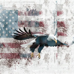Papel De Seda Decoupage Libertad en Vuelo 4 de Julio