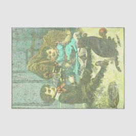 Papel De Seda Decoupage lindo del vintage del Victorian