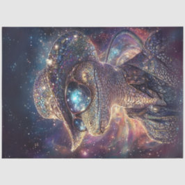 Papel De Seda Decoupage Lizard Cosmic Patterns Stardust
