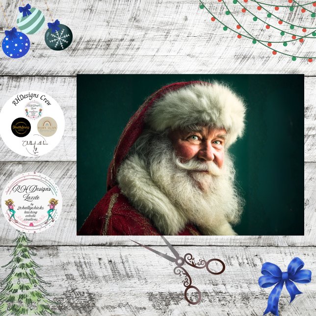 Papel De Seda Decoupage Magical Tradition Santa Claus  (Subido por el creador)