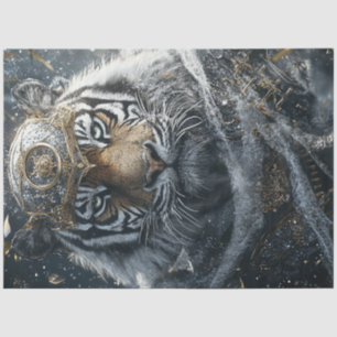 Papel De Seda Decoupage Magnífico Lion Luxar Guardian