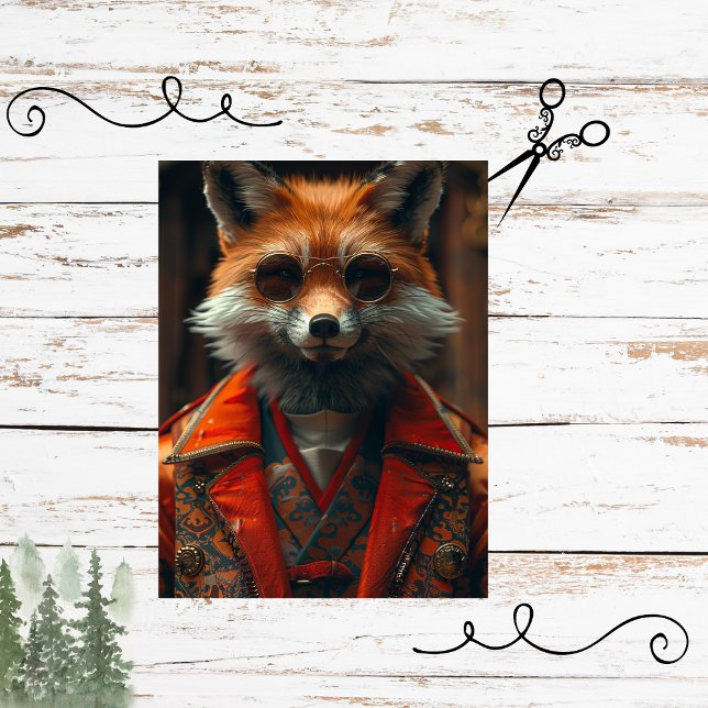 Papel De Seda Decoupage Majestic Fox Regal Flair (Subido por el creador)