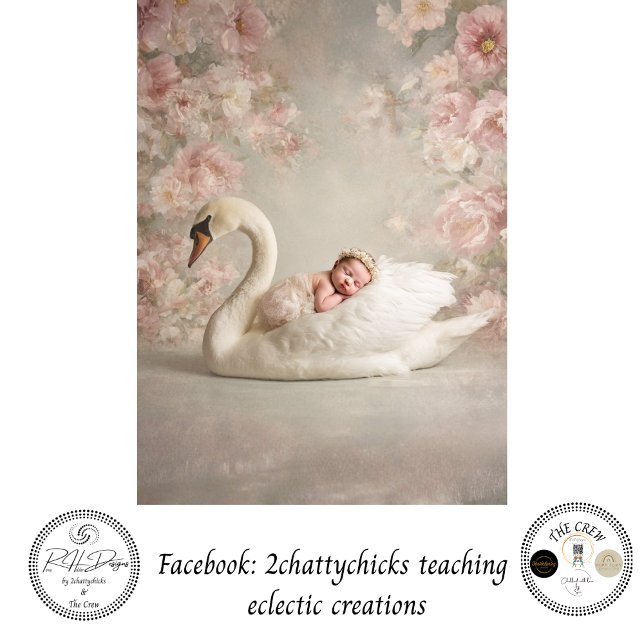 Papel De Seda Decoupage Miracle Noelle & Swan (Subido por el creador)