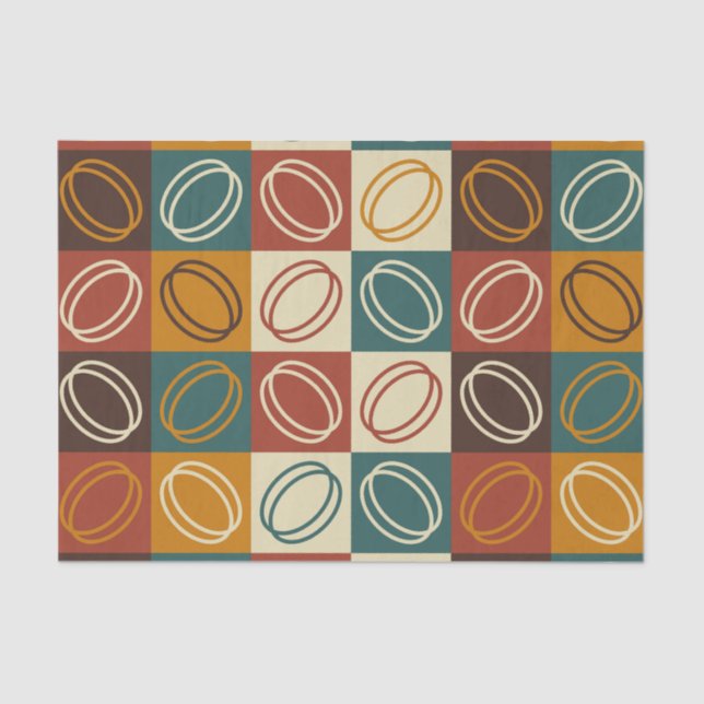 Papel De Seda Decoupage moderna de mediados del siglo XX (Anverso)