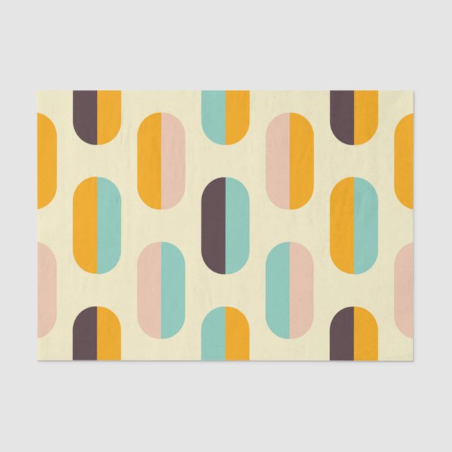 Papel De Seda Decoupage moderna de mediados del siglo XX (Anverso)