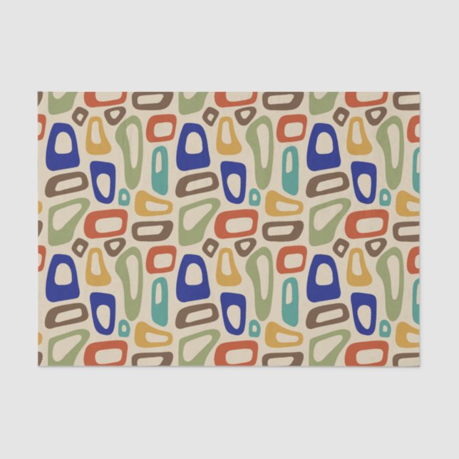 Papel De Seda Decoupage moderna de mediados del siglo XX (Anverso)