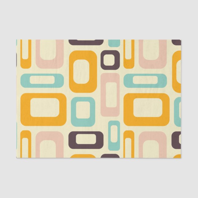 Papel De Seda Decoupage moderna de mediados del siglo XX (Anverso)