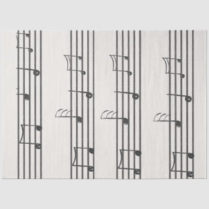 Papel De Seda Decoupage Musical Notes Sheets Music