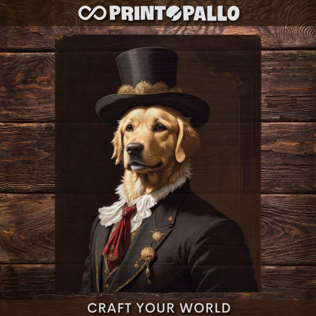 Papel De Seda Decoupage - Noble Golden Retriever - (Subido por el creador)