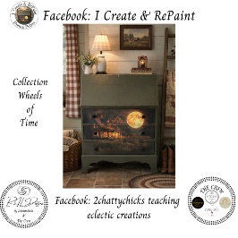 Papel De Seda Decoupage Nostalgic Rustic Farmhouse Moon