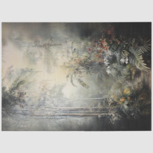 Papel De Seda Decoupage Oasis Hidden Garden Hawaii