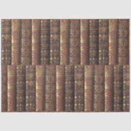 Papel De Seda Decoupage Old Book Spines (Heraldic)