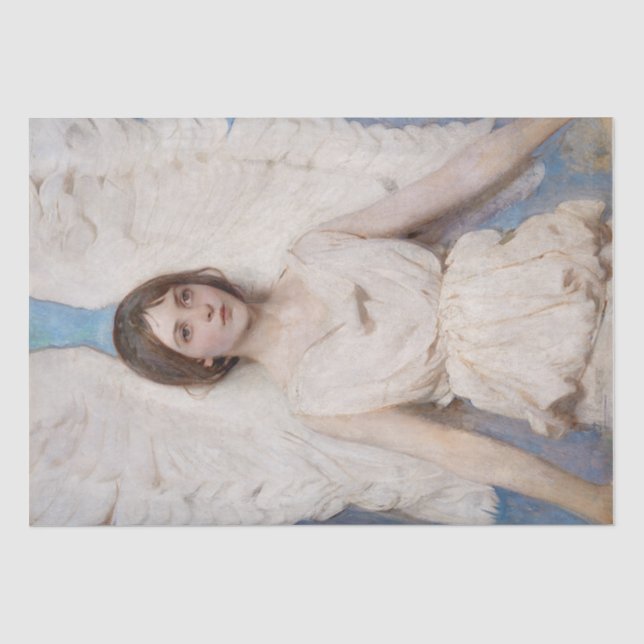PAPEL DE SEDA DECOUPAGE :PAPEL DE TEJIDO: ABBOTT HANDERSON THAYE (Anverso)