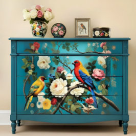 Papel De Seda Decoupage Paper Colorful Garden