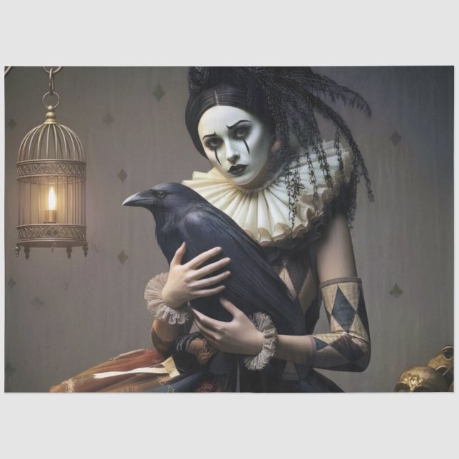 Papel De Seda decoupage paper dark fantasy (Anverso)