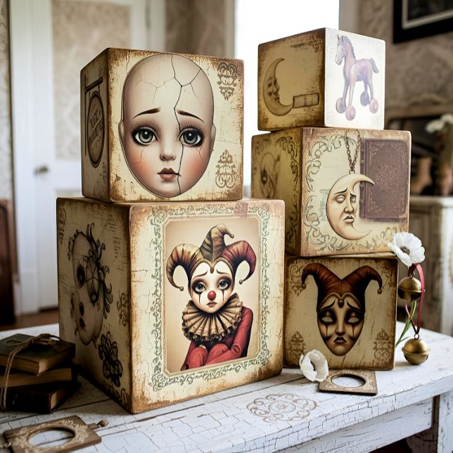 Papel De Seda Decoupage Paper Melancholic Clown  (Subido por el creador)