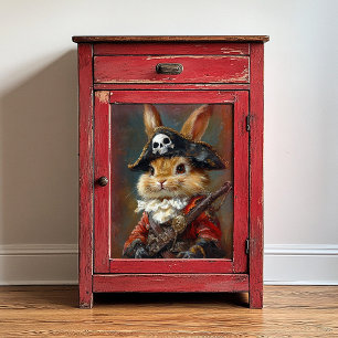 Papel De Seda Decoupage pirata de conejo conejo conejo