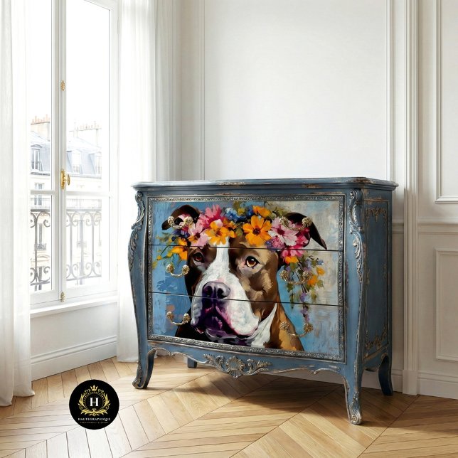 Papel de seda decoupage Pit Bull (Subido por el creador)