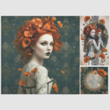 Decoupage Poetic Gothic Motifs