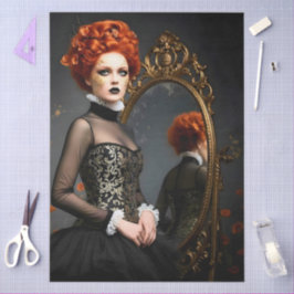 Papel De Seda Decoupage Poetic Gothic Motifs