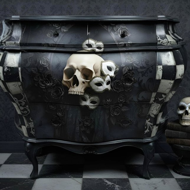 Papel De Seda Decoupage Poetic Gothic Motifs  (Subido por el creador)
