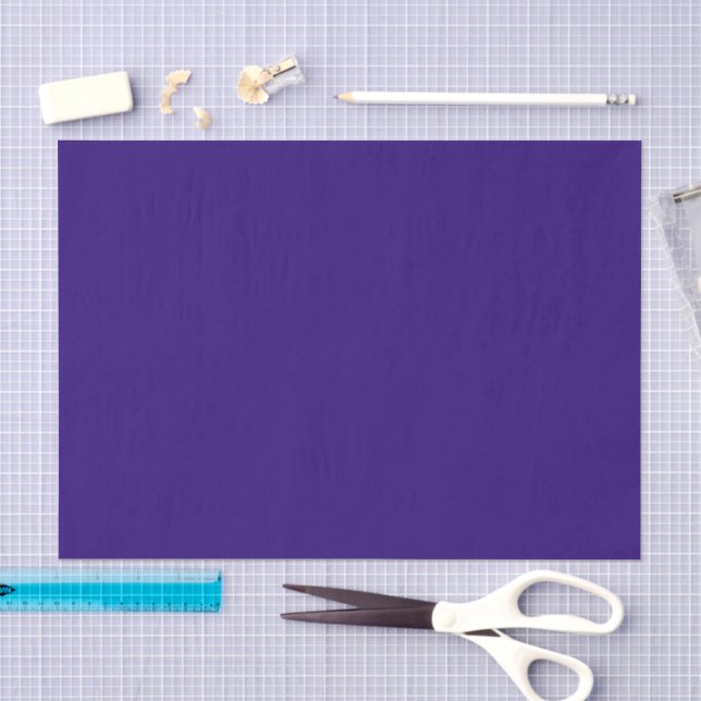 Papel de seda decoupage púrpura profundo sólido (Artesanía)