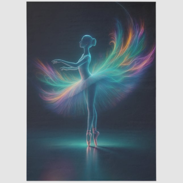 Papel De Seda Decoupage Radiant of the Ora Ballerina  (Anverso)