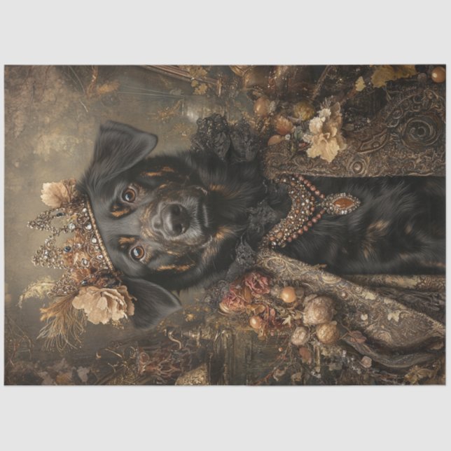 Papel De Seda Decoupage Regal Crowne Sheep Dog (Anverso)
