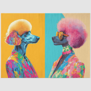 Papel De Seda Decoupage Resumen de los candados de color vivo