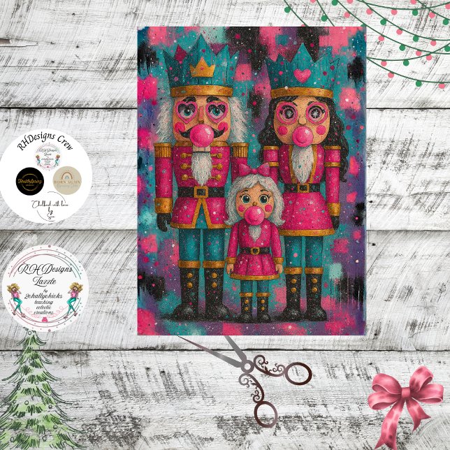 Papel De Seda Decoupage Royal Nutcracker Family  (Subido por el creador)