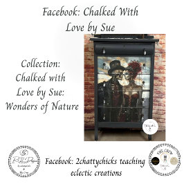 Papel De Seda Decoupage Skeleton Couple Victorian Steampunk 