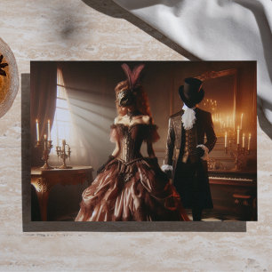 Papel De Seda Decoupage Steampunk Fantasía Victoriana Mascarada 