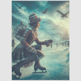 Papel De Seda Decoupage Steampunk Fantasy Winter Messenger