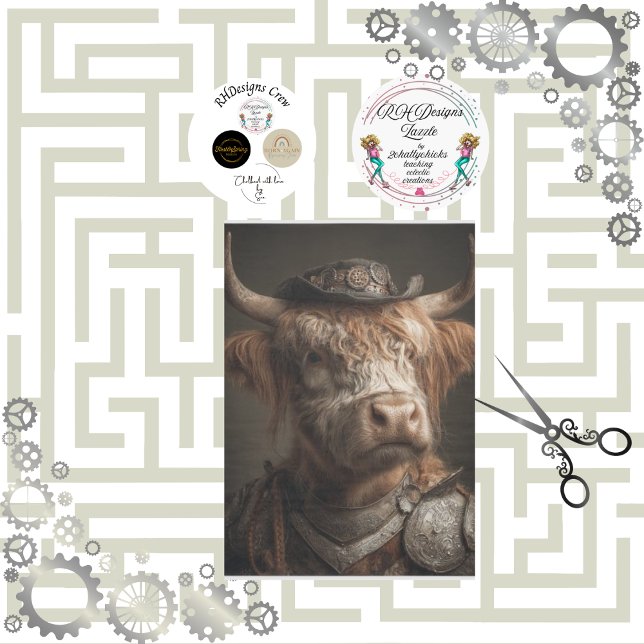 Papel De Seda Decoupage Steampunk Highland Diesel Punk Machinery (Subido por el creador)