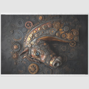 Papel De Seda Decoupage Steampunk Iron Horse