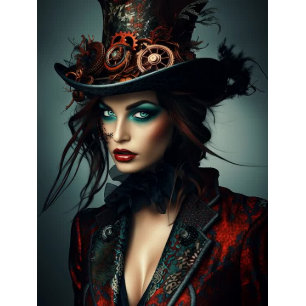 Papel De Seda Decoupage Steampunk Victorian Hermosa Mujer