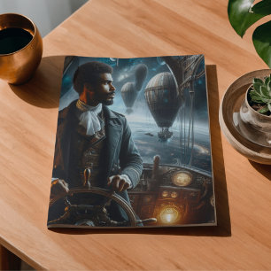 Papel De Seda Decoupage Steampunk Victoriano Capitán Espacial Aé