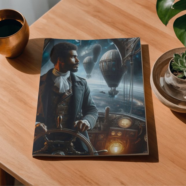 Papel De Seda Decoupage Steampunk Victoriano Capitán Espacial Aé (Subido por el creador)