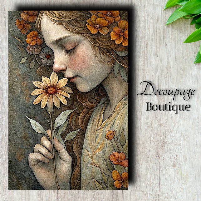 Papel De Seda Decoupage Sueño de Daisy (Daisy's Dream Decoupage Tissue Paper)