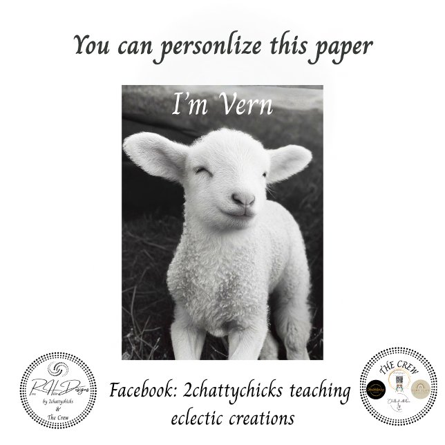Papel De Seda Decoupage The Viral Lamb Named VERN  (Subido por el creador)