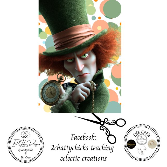 Papel De Seda Decoupage Timekeeper Character Pocket Watch Hat  (Subido por el creador)