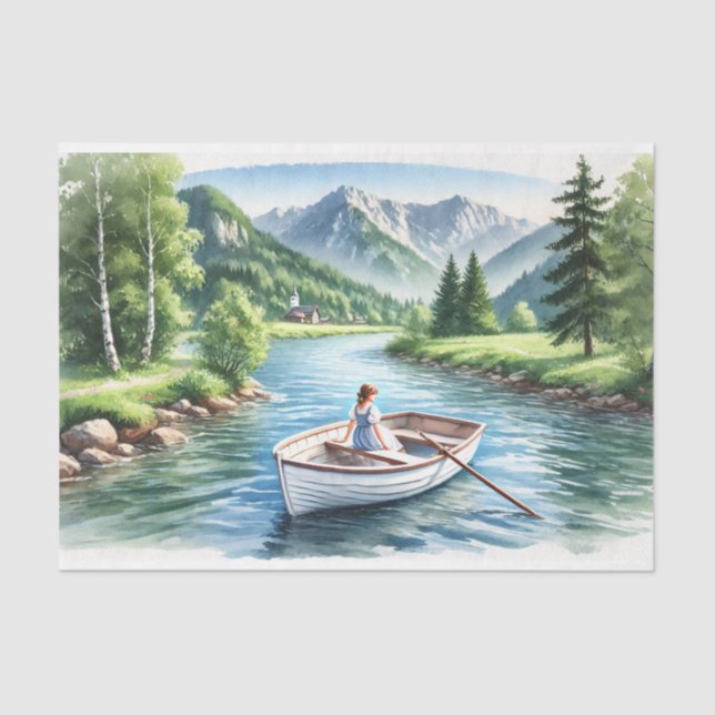 Papel De Seda decoupage tissue paper  (Anverso)