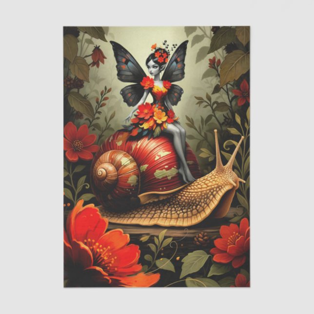 Papel De Seda Decoupage Tissue Paper Fairy (Anverso)