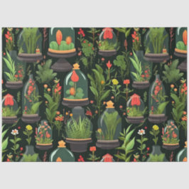 Papel De Seda Decoupage Tissue Paper Glass Cloche Terrariums