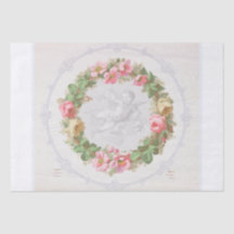 DECOUPAGE TISSUE PAPER : MEDALLION DE TECHO